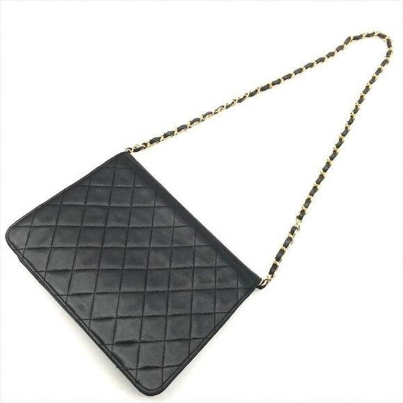 Authentic CHANEL 24K Timeless Classic Vintage Small Single Flap Bag Chain Purse - Picture 2 of 16